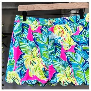 ‘New’ Lilly Pulitzer Pink Sunset Local Flavor Colette Skort